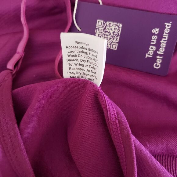 HeyShape Stretchy Snatched Slimming Shapewear Bodysuit Purple Women's Size XXL - Picture 10 of 12